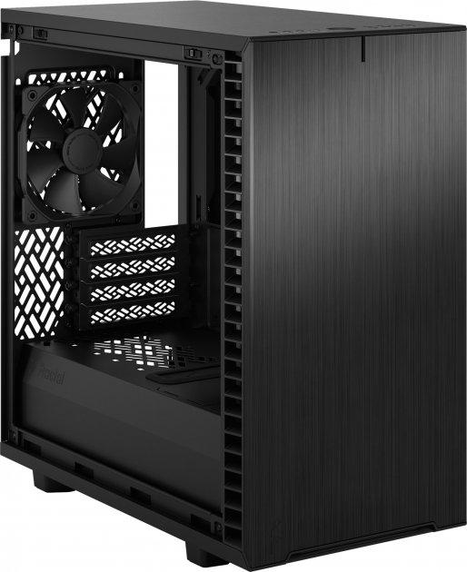 Корпус компьютерный Fractal Design Define 7 Mini Solid no PSU Черный (10258931) - фото 7