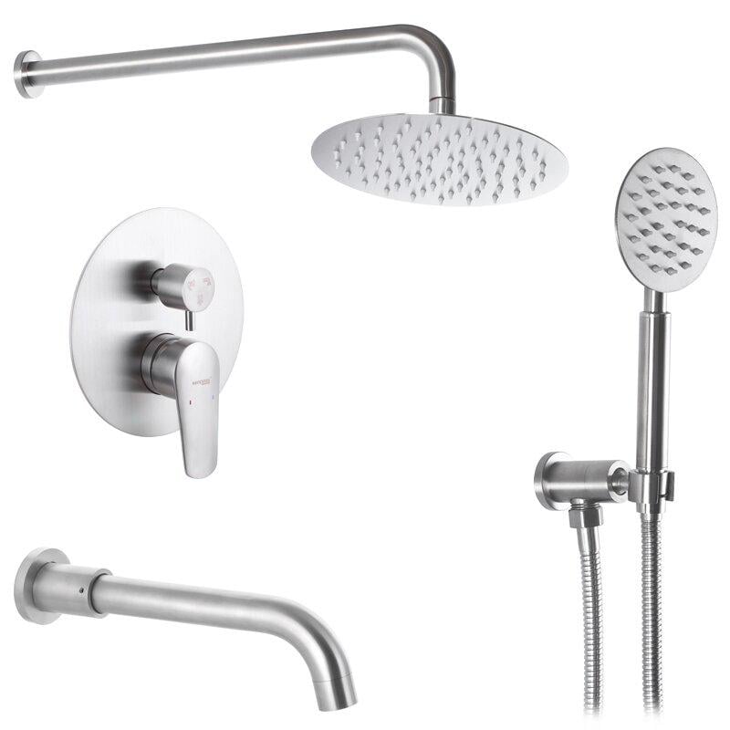 Душевая система скрытого типа MIXXUS BOX SS0045 Сатин (63584)