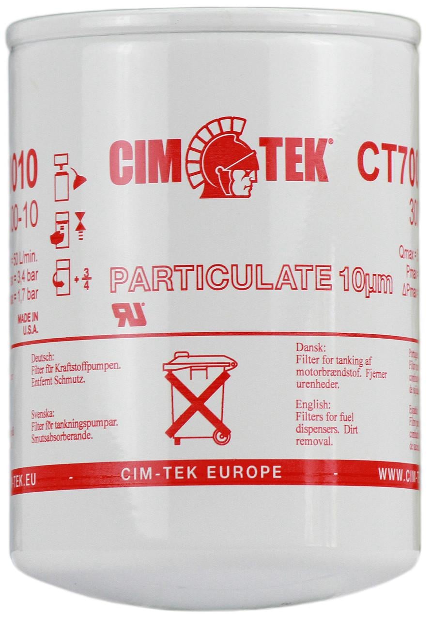 Фильтр тонкой очистки топлива CIM-TEK 300-10 фильтрация 10 микрон до 50 л/мин (PT_CT70010)
