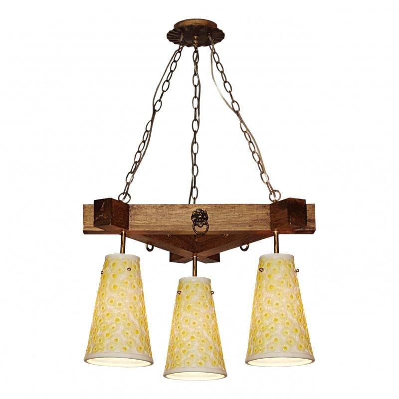 Люстра стельова підвісна Brille BR-466S/3 на 3 плафона