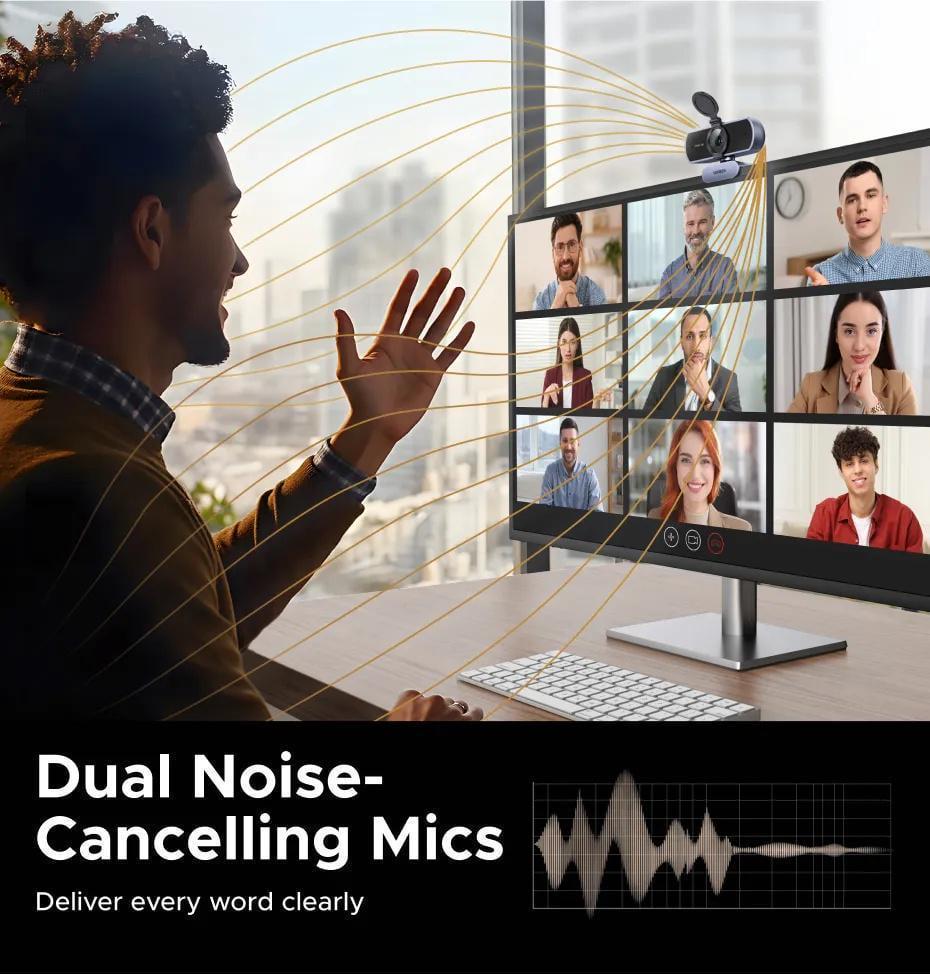 Веб-камера 4k Ugreen USB-C 2 м Серый (65381) - фото 11