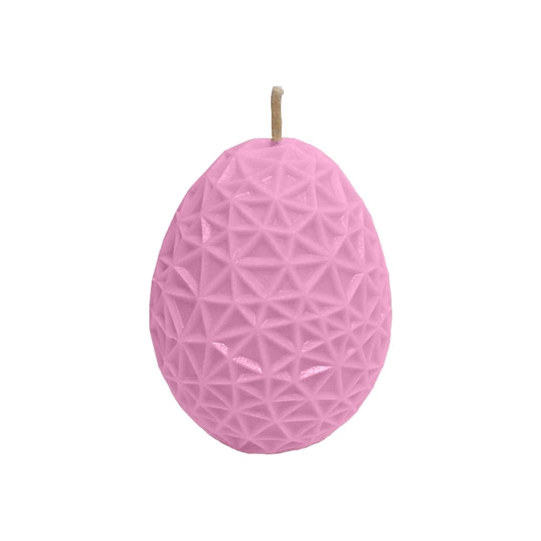 Свеча Пасхальное яйцо 6,5 см Розовый (22704)
