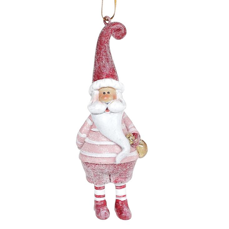 Елочное украшение BonaDi Санта с мешочком (823-045)