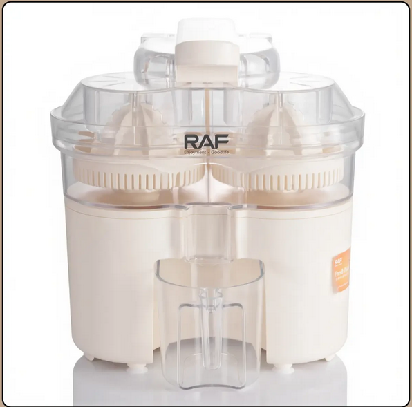 Соковыжималка для цитрусовых RAF 60 Вт USB зарядка 2000 мАч 300 мл Бежевый (RAFR633)