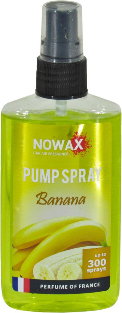 Ароматизатор для авто Nowax Pump Spray Banana на зеркало 75 мл (NX07578)