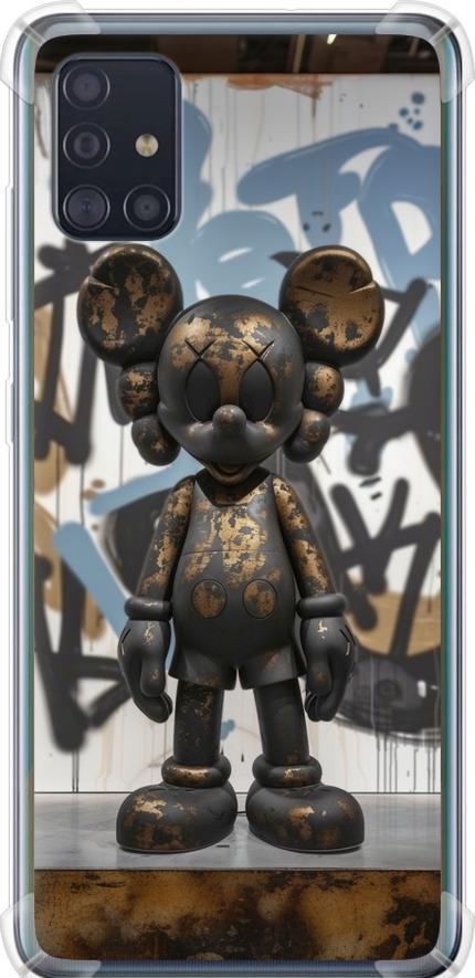 Чехол на Samsung Galaxy A51 2020 A515F Bronze kaws v2 (6098sp-1827-42517)