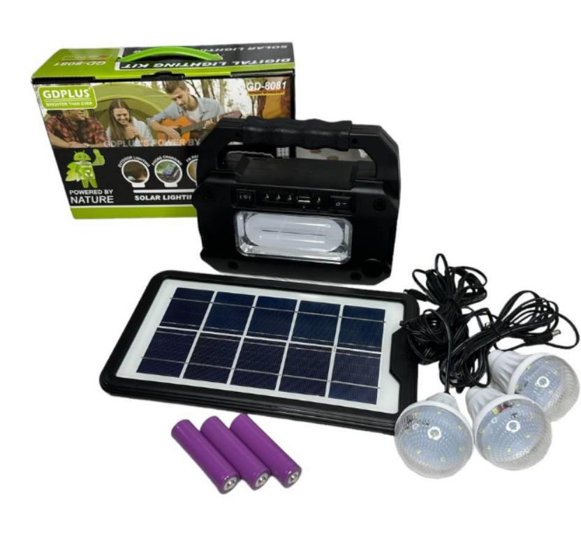 Портативна система GDPLUS GD-8081 з повербанком 4600 мАг FM MP3 Bluetooth (1990735961) - фото 3