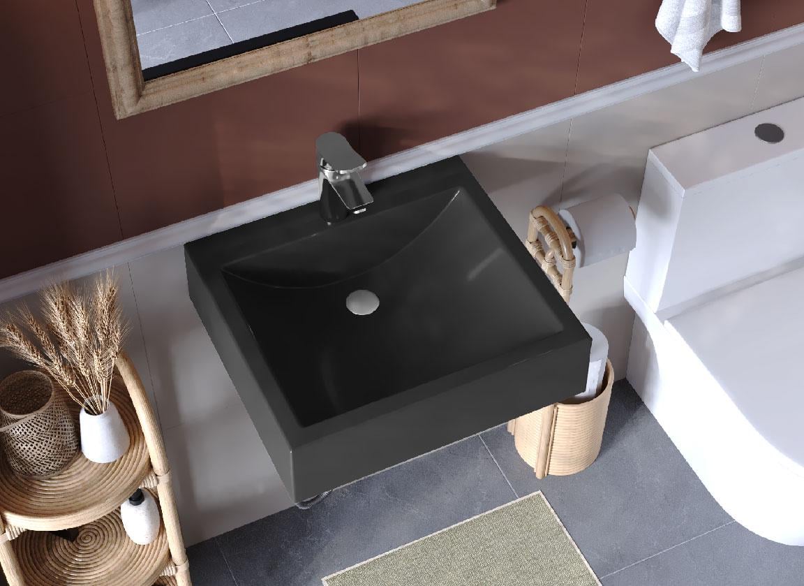 Умывальник накладной Status Brest 50 Black (882)