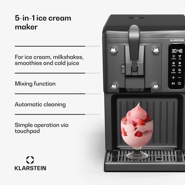 Морожениця компресорна KLARSTEIN SweetSwirl 1,5 л (10046255) - фото 3