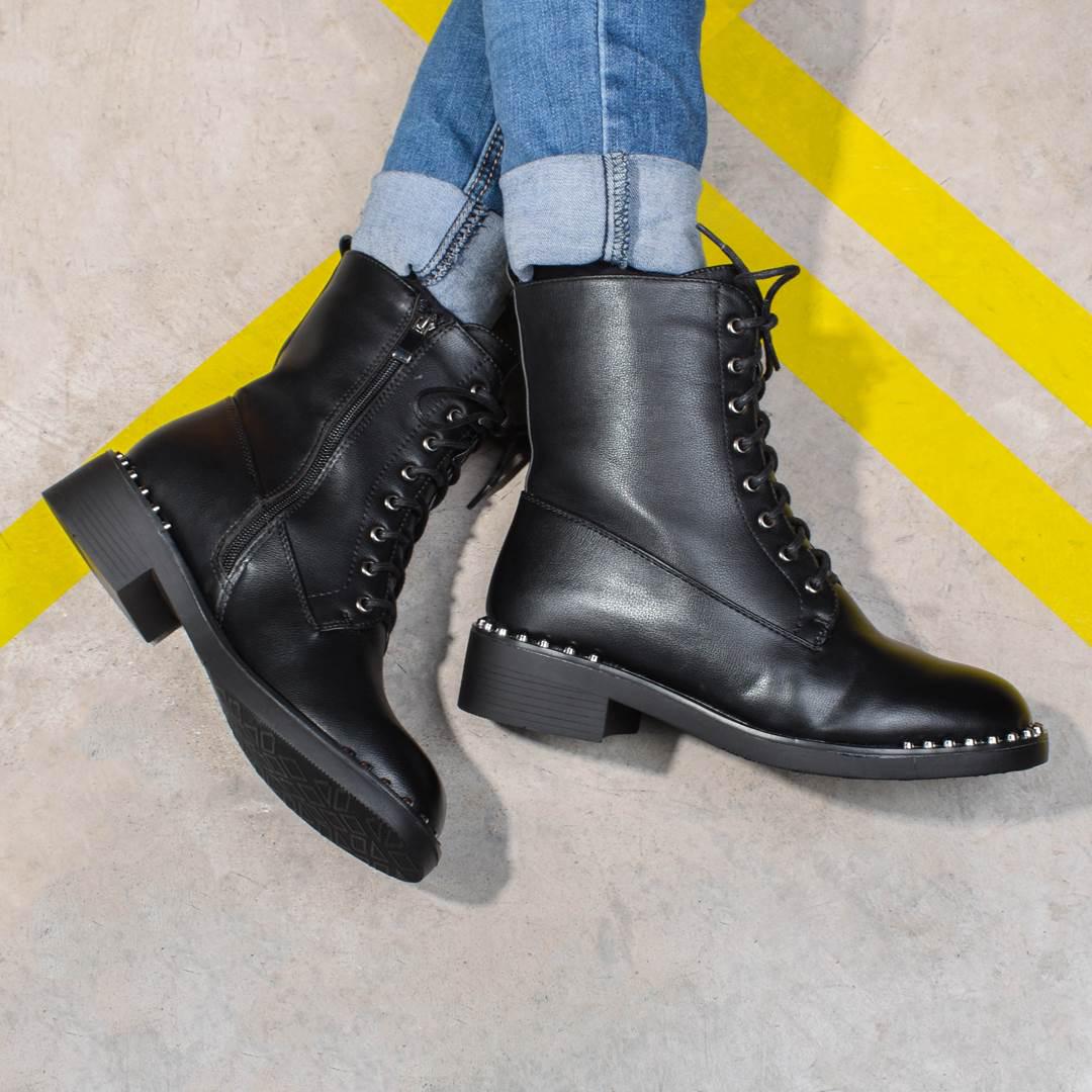 Ботинки женские зимние на шнуровке 326209 р. 38 24 см