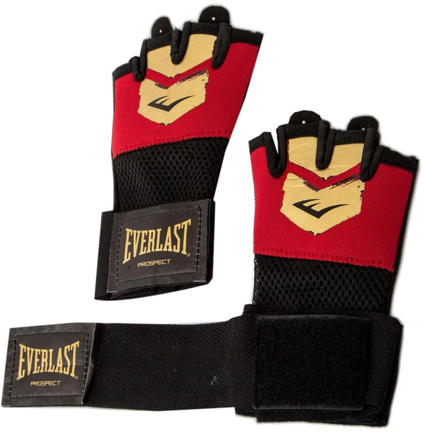 Бинти-рукавички Everlast PROSPECT QUICK WRAPS S/M Червоний (925400-70-4)