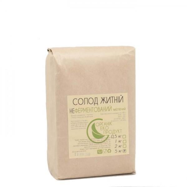 Ржаной солод Organic Eco-Product белый не ферментированный 5 кг - фото 1