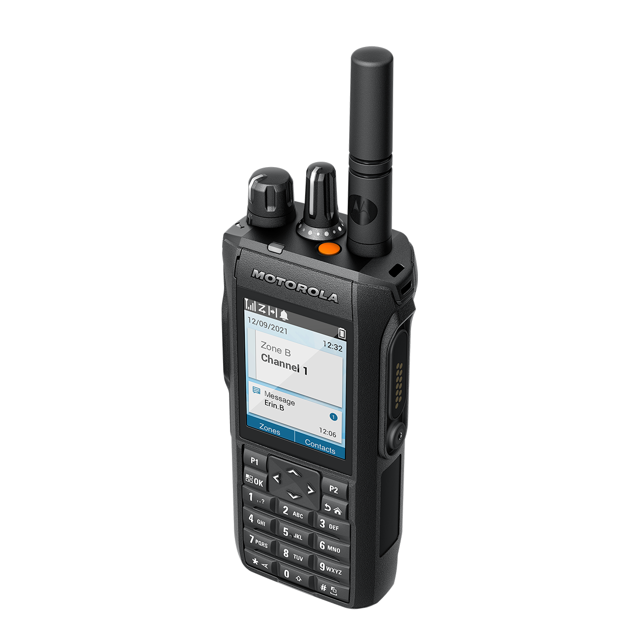 Рация цифровая Motorola R7 с экраном UHF 400-527МГц FKP 4 Вт (AES-256) - фото 3