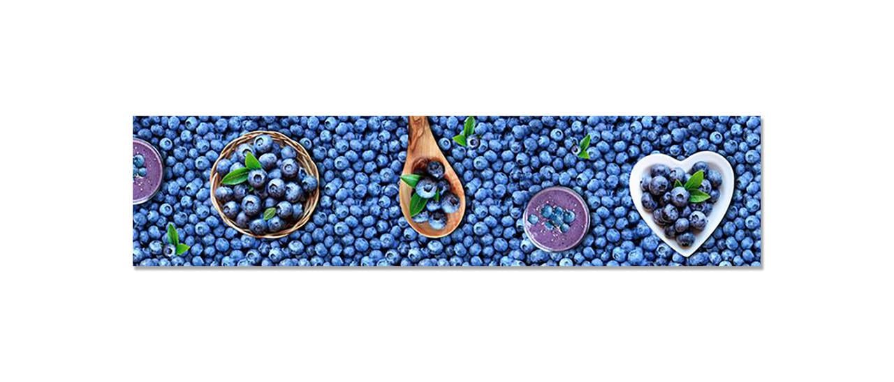 Наліпка вінілова на кухню Zatarga Чорниця 600х2500 мм (1283915679) Наліпка вінілова на кухню Zatarga Чорниця 600х2500 мм (1283915679)