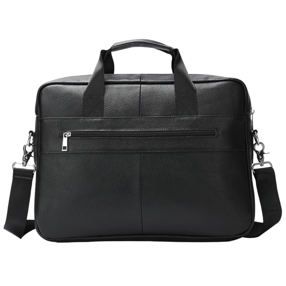 Портфель чоловічий Lorian з натуральної шкіри з відділенням для ноутбука Чорний (LR 251116-black) - фото 3 Портфель чоловічий Lorian з натуральної шкіри з відділенням для ноутбука Чорний (LR 251116-black) - фото 3