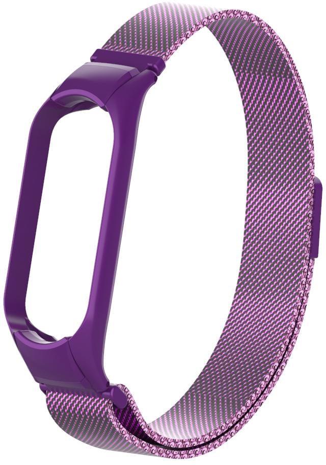 Ремінець Міланська петля Milano Mesh для Mi Band 5/6 Violet (15945-2F)