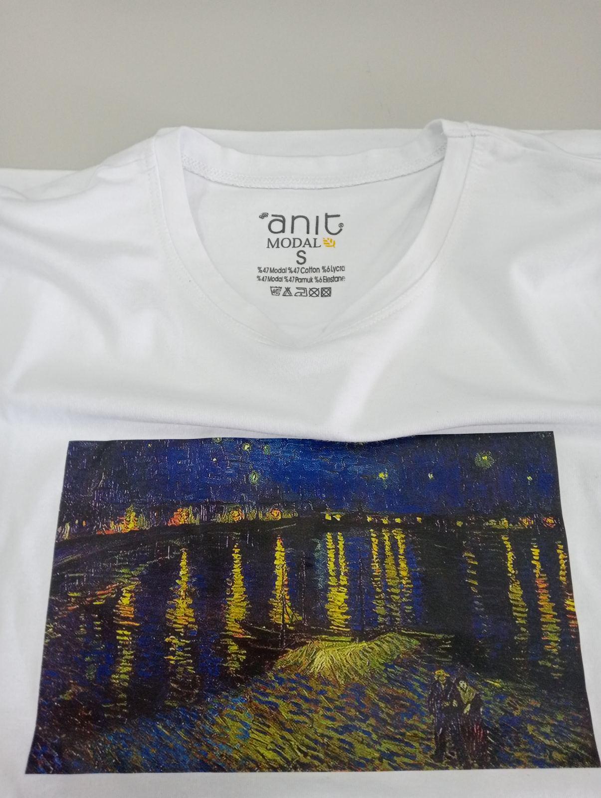 Футболка з художнім принтом Рона S Білий (00192) - фото 2 Футболка з художнім принтом Рона S Білий (00192) - фото 2