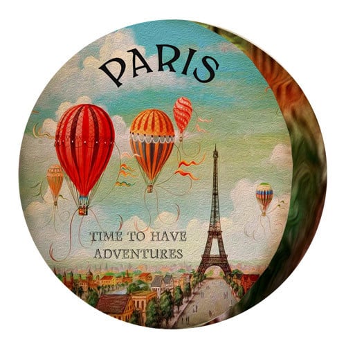 Подушка пуф кругла Paris 35 см (PP_15M082)