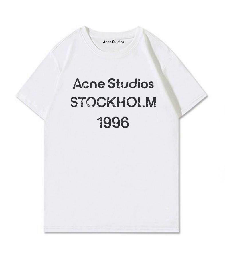 Футболка унісекс LOYS Acne Studios Logo M Білий (FT129-M)
