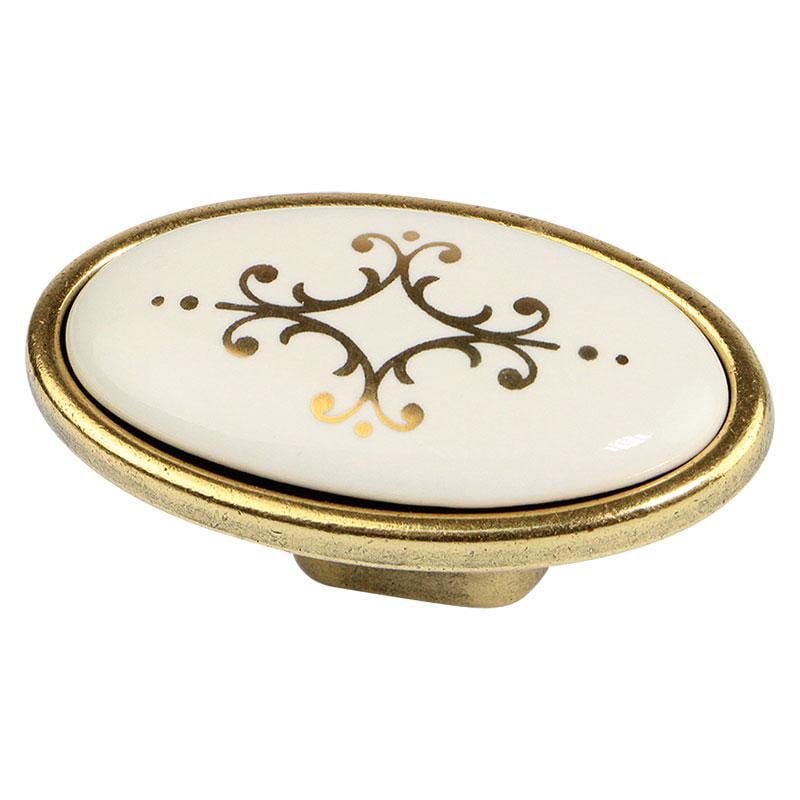 Мебельная ручка Bosetti Marella CL 24176.01.058 Золотой с рисунком (18789)