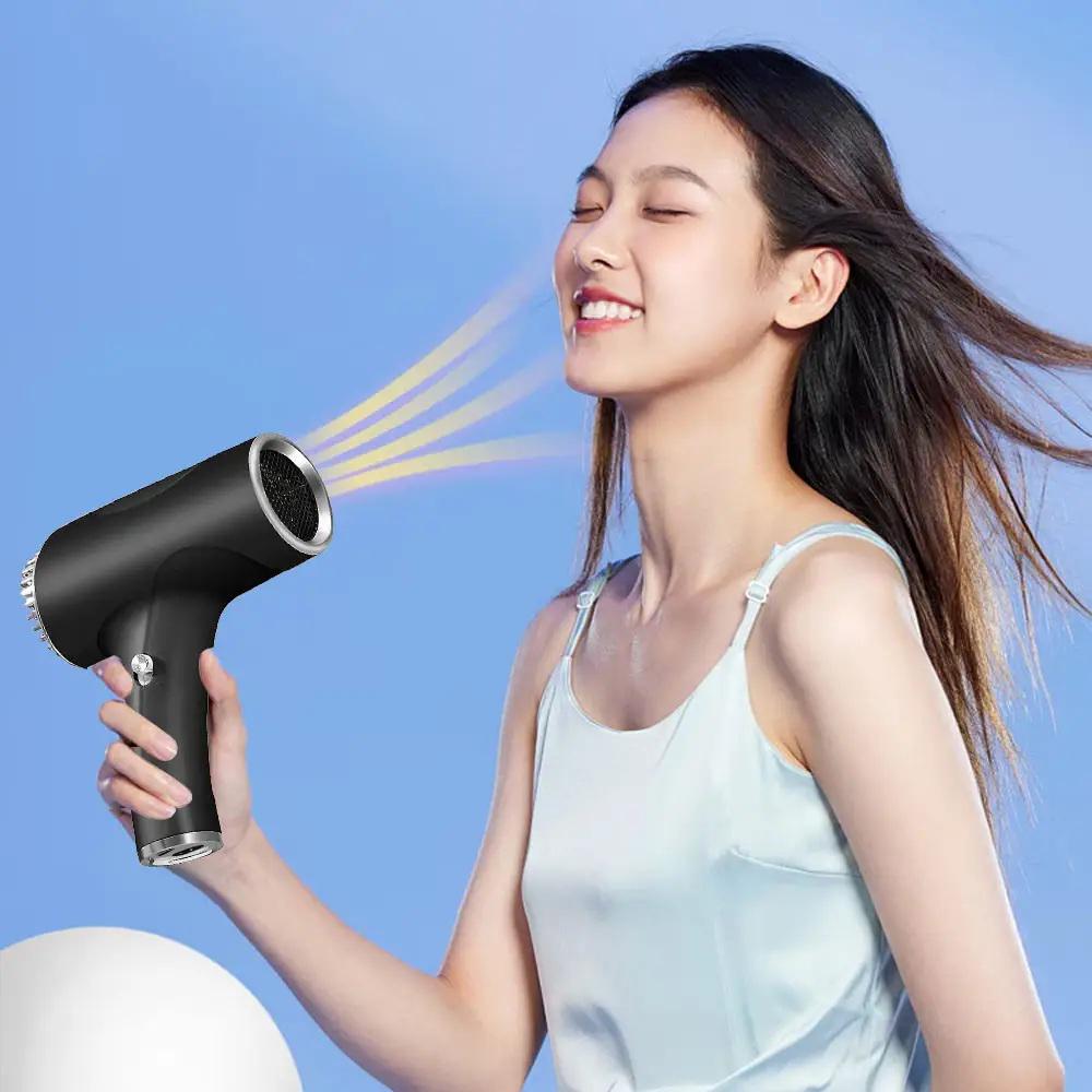 Фен для волос беспроводной с аккумулятором 2600 мА/ч Черный (29903017) - фото 7 Фен для волос беспроводной с аккумулятором 2600 мА/ч Черный (29903017) - фото 7