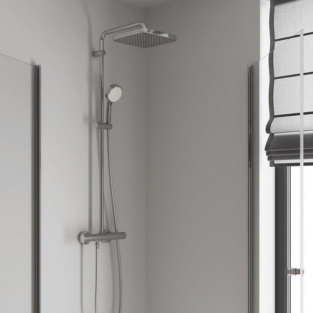 Душова система Grohe Tempesta Cosmopolitan System 250 Cubе з термостатом (26689000) - фото 2