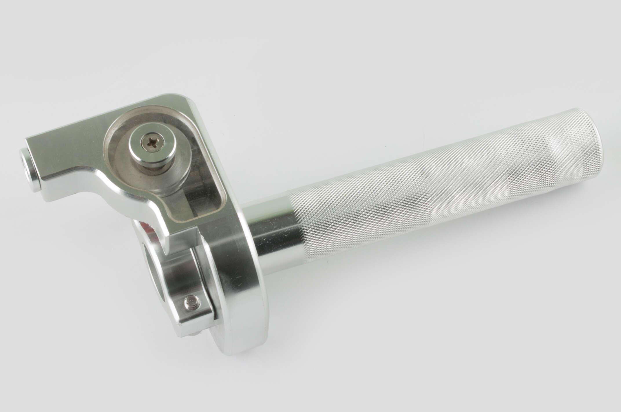 Ручка газа короткоходная тюнинг Серебристый (R-1102)