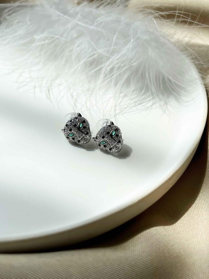 Серьги пантера (5548)