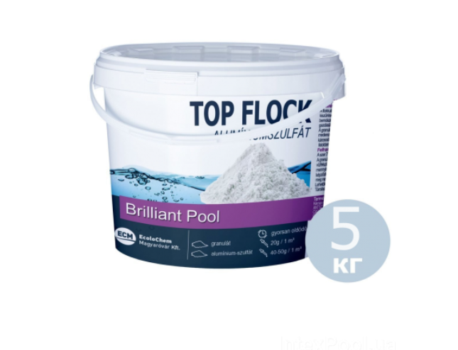 Коагулянт для води в басейні ECM 80612 для очищення каламутності у гранулах 5 кг (132-9-80612)