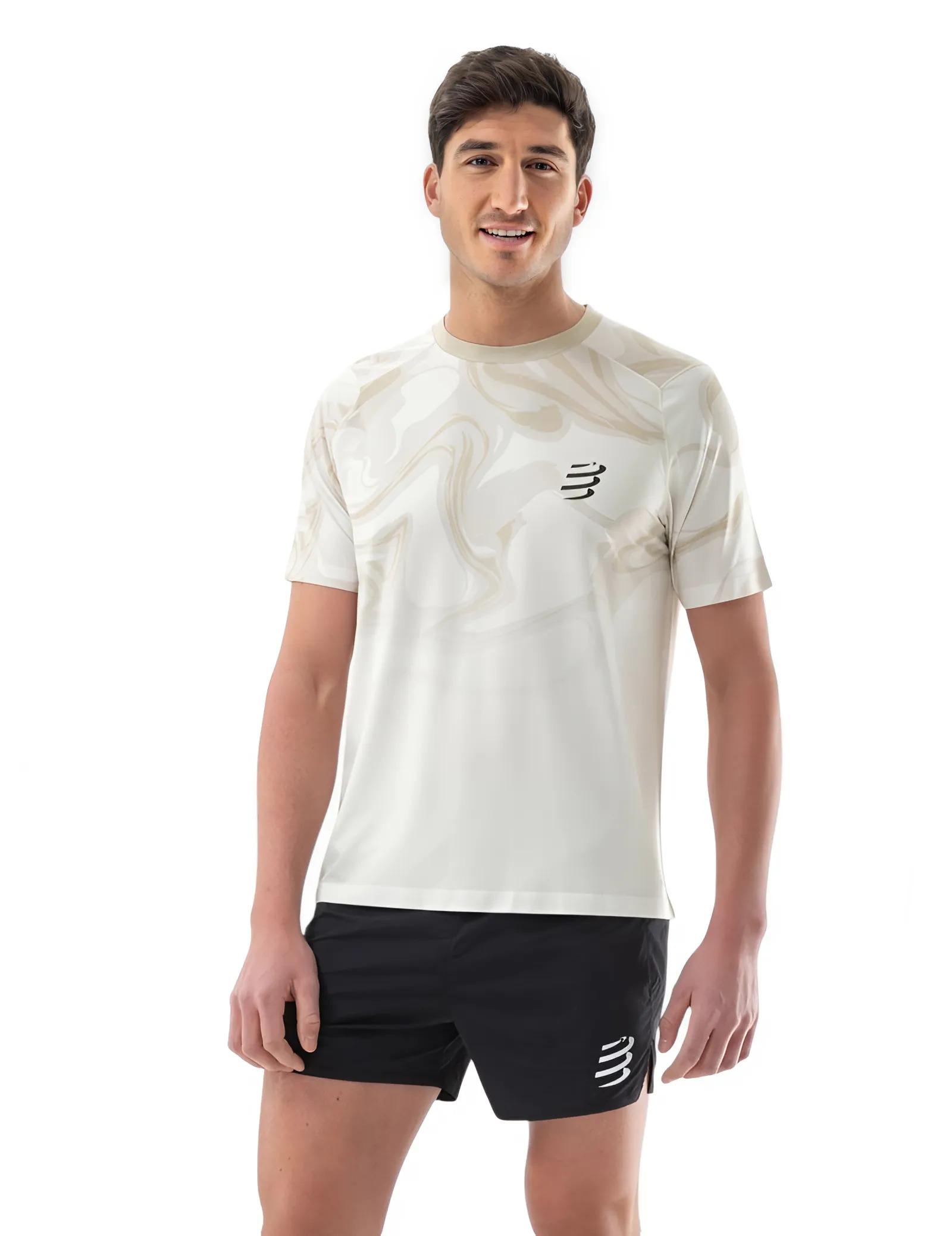 Футболка мужская Compressport Performance SS Tshirt S Sugar/Camo Print (27676186)