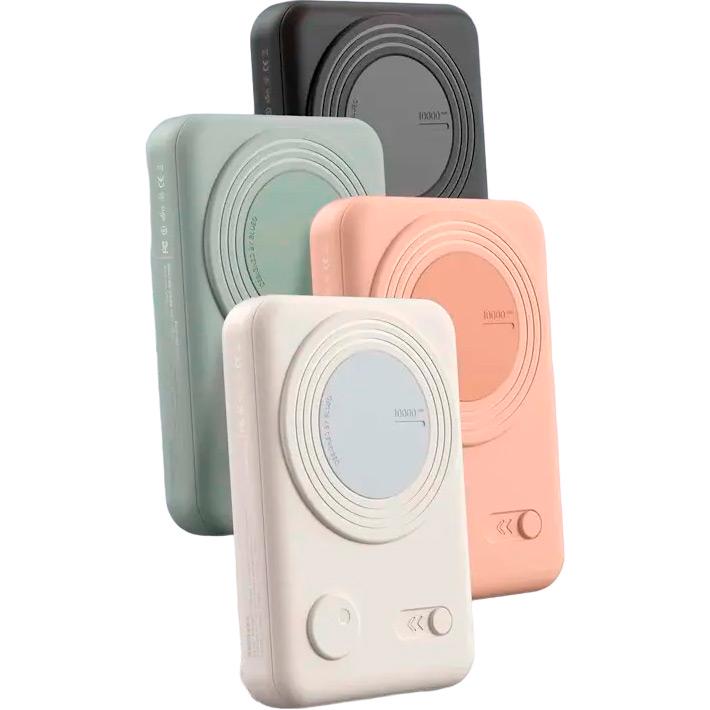 Внешний аккумулятор Blueo Magnetic Wireless With Stand 20W 10000 mAh Pink (P010PNKS) - фото 4 Внешний аккумулятор Blueo Magnetic Wireless With Stand 20W 10000 mAh Pink (P010PNKS) - фото 4