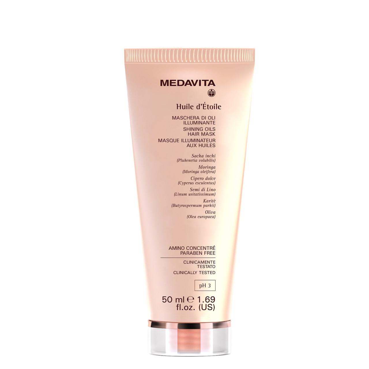 Маска для блеска и шелковистости волос Medavita Huile D'etoile Shining Oils Hai (02338)