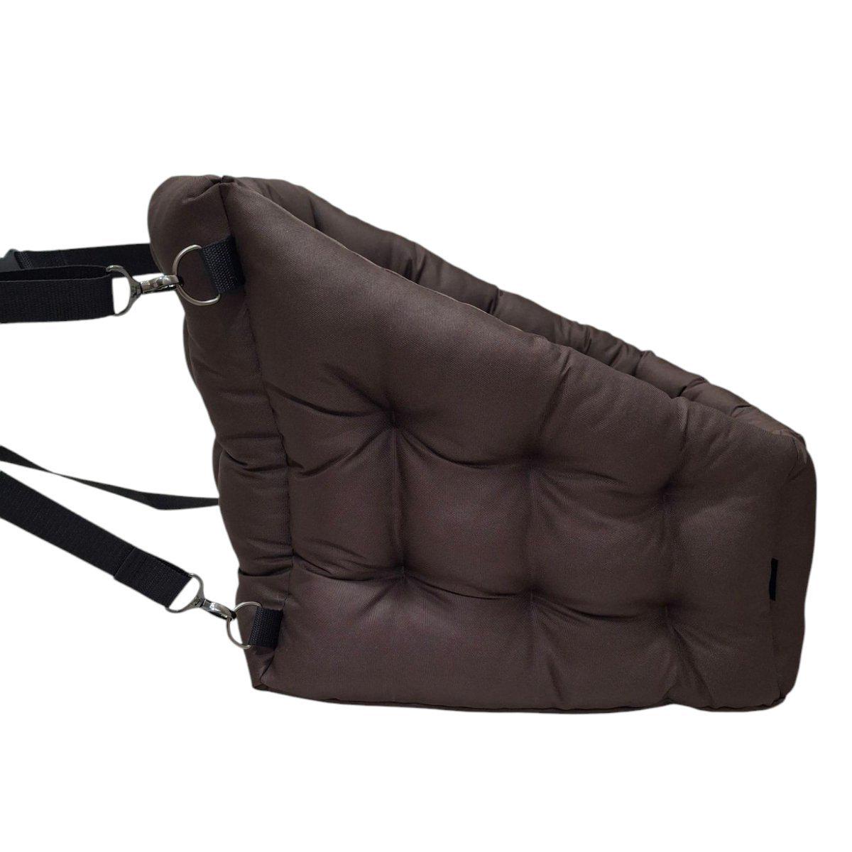 Крісло автомобільне для собак Huge and Tiny зі знімними ременями Waterproof Oxford 50x45 см Карамельний (25590402) - фото 3 Крісло автомобільне для собак Huge and Tiny зі знімними ременями Waterproof Oxford 50x45 см Карамельний (25590402) - фото 3