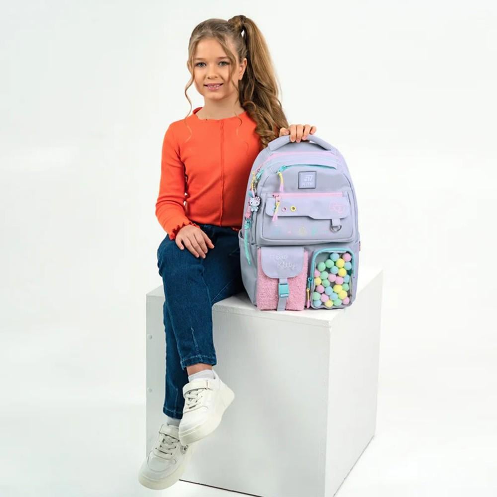 Школьный рюкзак KITE Education Teens Hello Kitty 17 л (HK25-2587M) - фото 8 Школьный рюкзак KITE Education Teens Hello Kitty 17 л (HK25-2587M) - фото 8