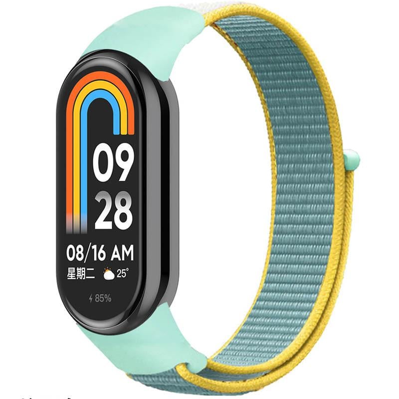 Ремінець Nylon New для Xiaomi Mi Band 8/9 Beryl/Yellow (00000077679_13)