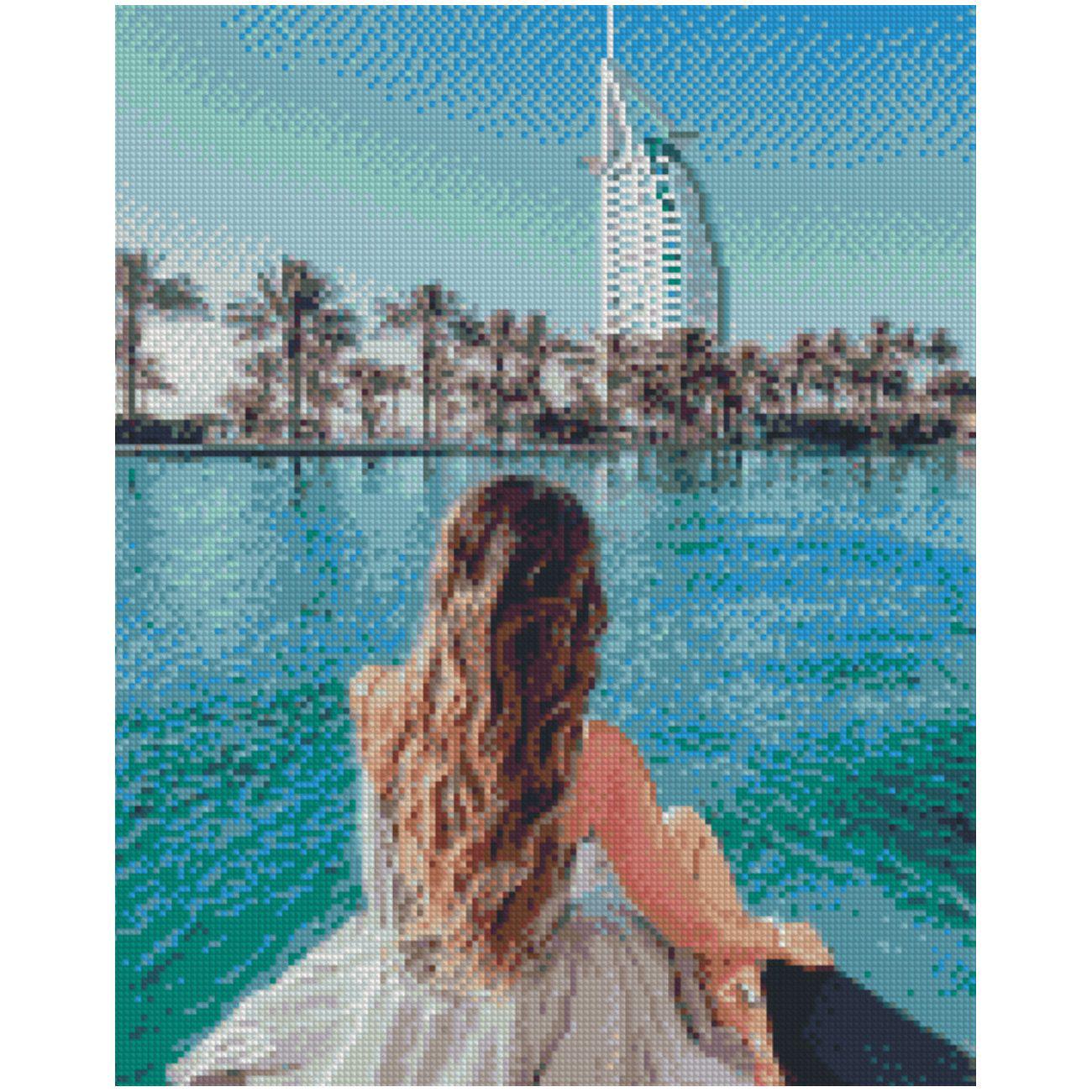 Алмазная мозаика Strateg Волшебный Дубай 40х50 см (Str-FA0008)