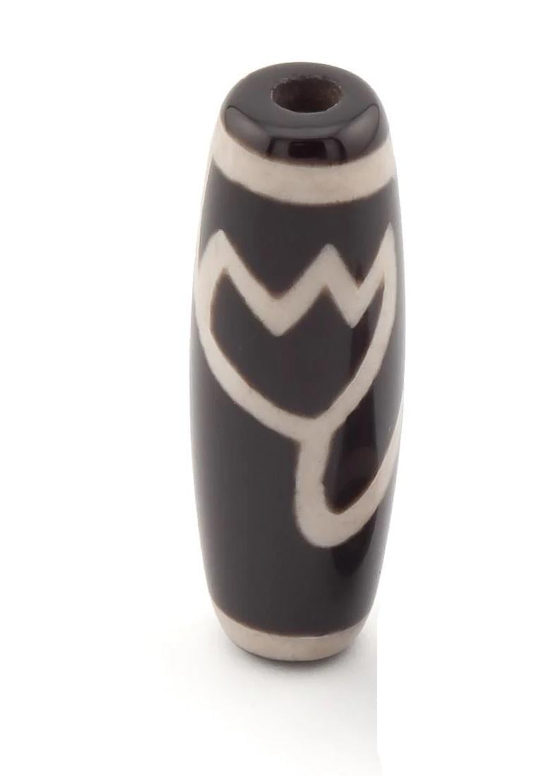 Бусина Дзі Лотос посилює привабливість і гармонію 30х10 мм 1 шт. (БТ0015л06)