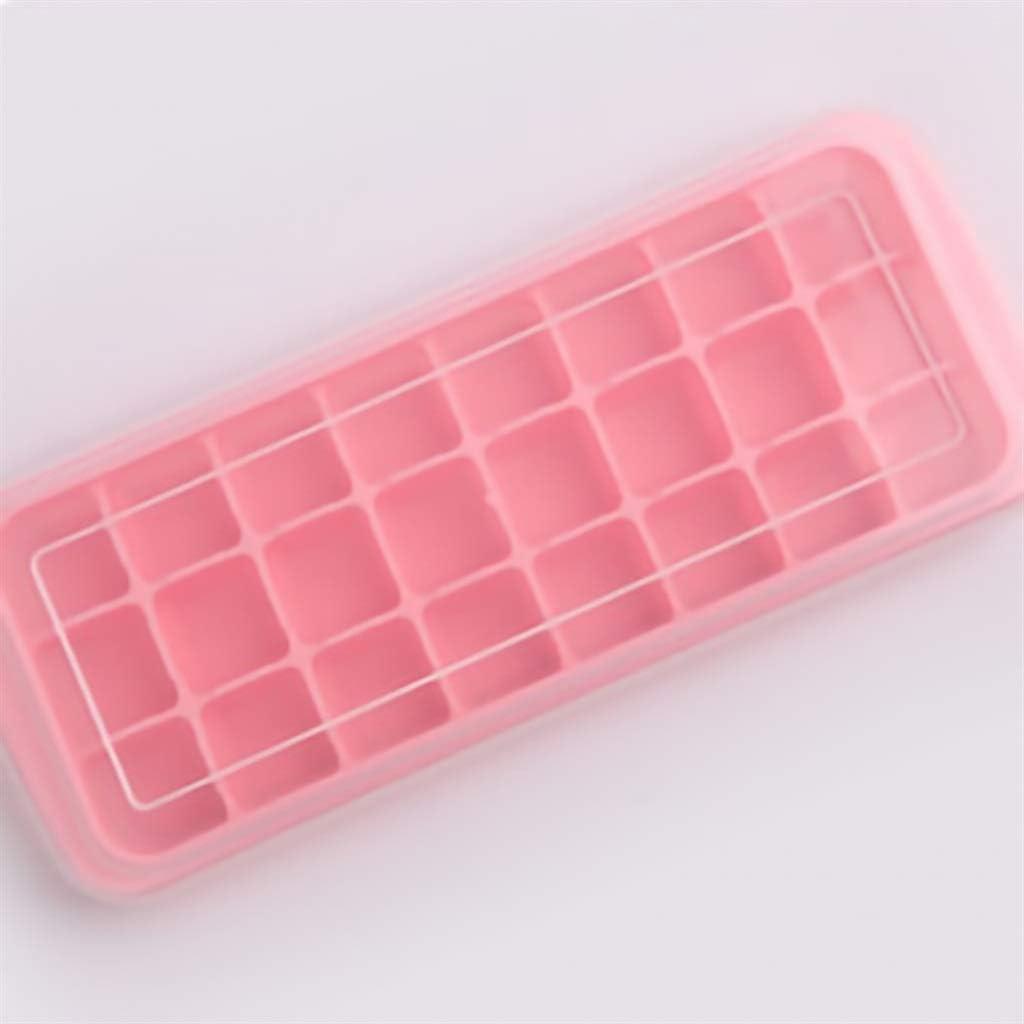 Форма для льоду силіконова з кришкою ICof Кубики 24 комірки Рожевий (Е051359) - фото 4 Форма для льоду силіконова з кришкою ICof Кубики 24 комірки Рожевий (Е051359) - фото 4