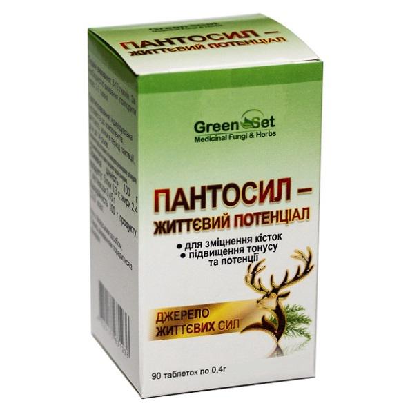 Комплекс для суставов GreenSet Пантосил-жизненный потенциал Источник жизненных сил 90 табл. (000024056)