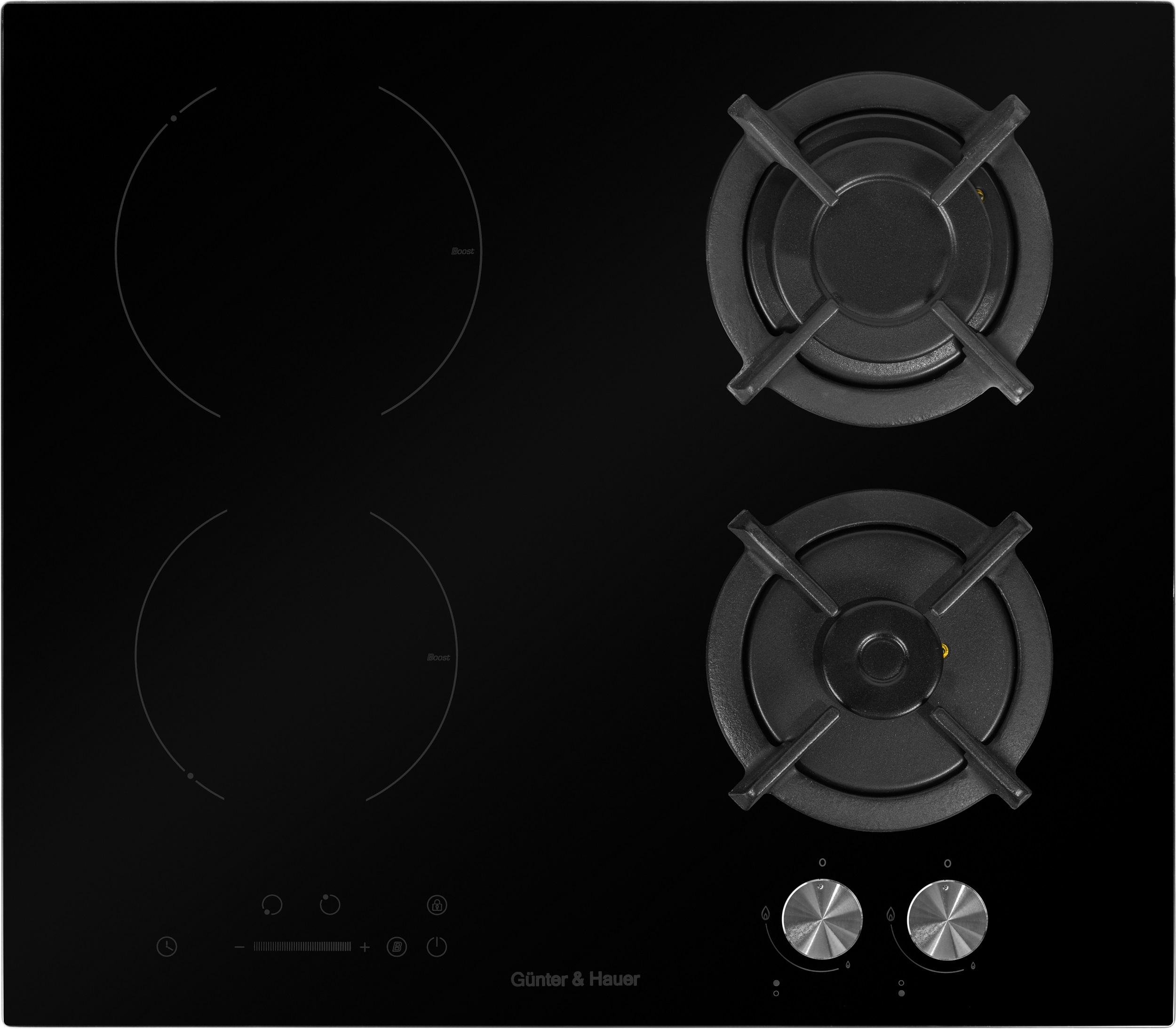 Варочная поверхность Gunter&Hauer GHI 622 комбинированная индукционно-газовая