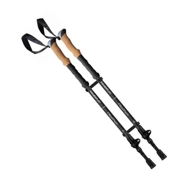 Трекинговые палки PowerPlay 9107 Friluftsliv пара 80-135 см Black/White (PP_9107_FRILUFTSLIV)