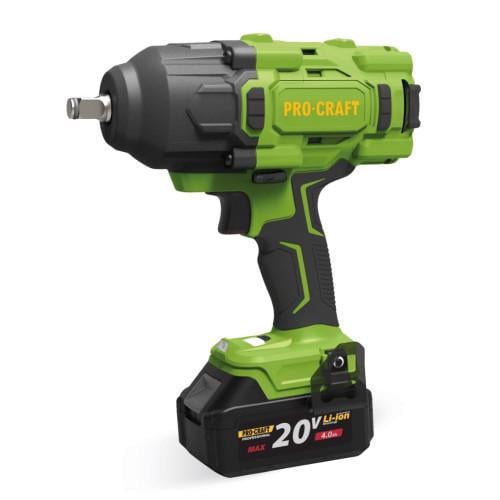 Гайковерт аккумуляторный ProCraft PWA80 ударный кейс с 1 АКБ и ЗП Гайковерт аккумуляторный ProCraft PWA80 ударный кейс с 1 АКБ и ЗП