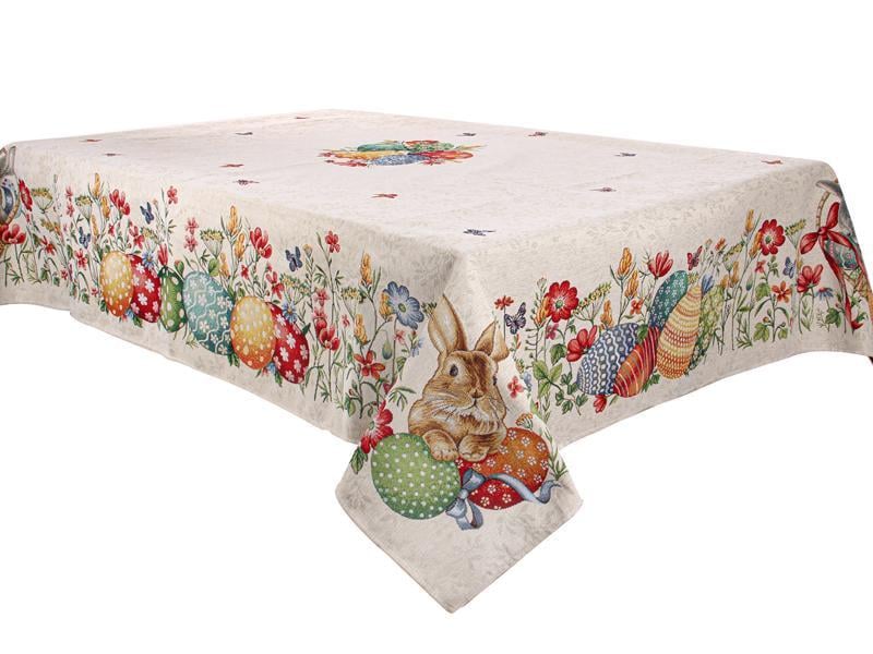 Скатерть гобеленовая Lefard Пасхальный кролик 140x140 см (732-118)