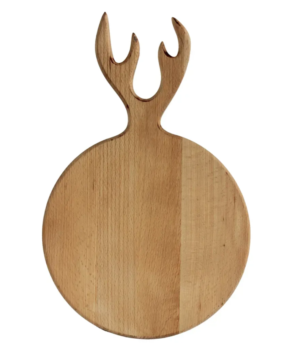 Доска кухонная с ручкой FISCHER 24 см деревянная (D018)