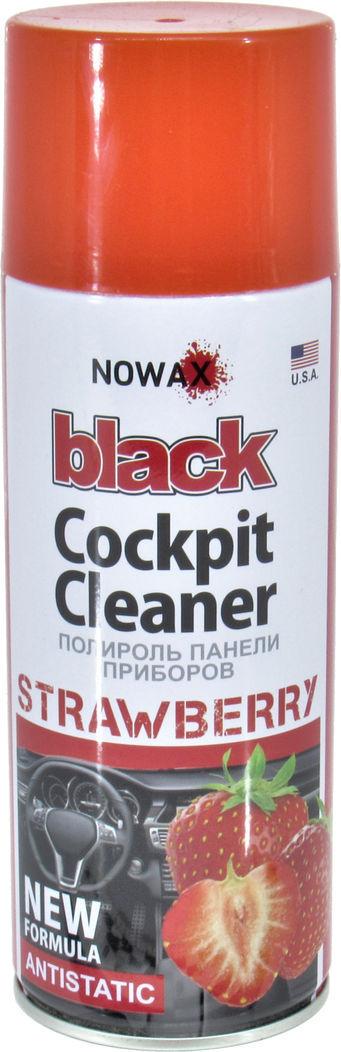 Полироль пластика Nowax Cockpit Cleaner Strawberry 450 мл (NX00454)