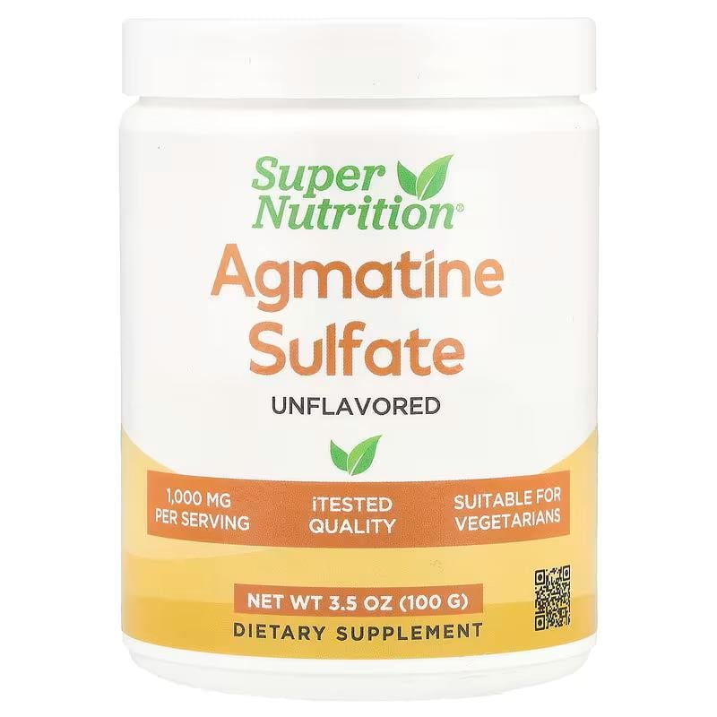 Агматин Super Nutrition Agmatine Sulfate, Unflavored 100 г