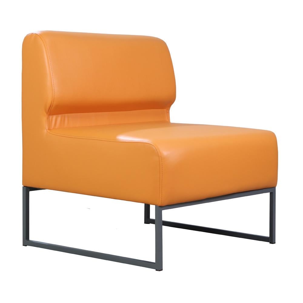 Диван модульный Lounge экокожа Deep 77х77х83 см Orange (rich_sofa_00391)