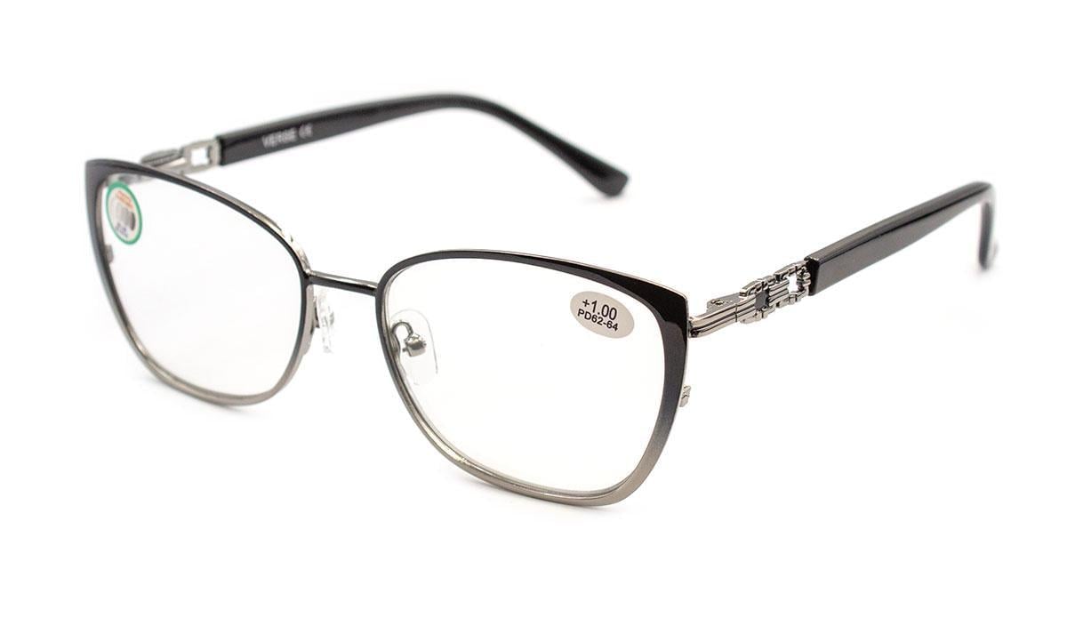 Окуляри для зору в металевій оправі Verse 25006-C1 ФХС Blue Blocker -5,50 (392511335)