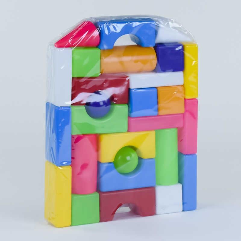 Конструктор детский Строитель 27 деталей Multicolor (31093)