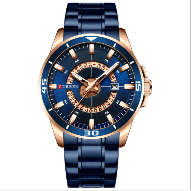 Часы Curren Blue/Gold (8359)